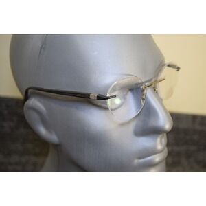 STARCK Rimless Eyeglasses SH2021 0002 Black Italy Made MENS 48 20 145 FRAMES
